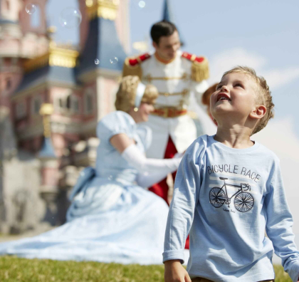 kasteel Disney prinsen en prinsessen